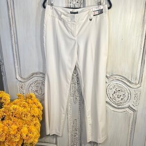 Elegant Creamy White Dress Trousers Old Money Classic Chic Trending Capsule